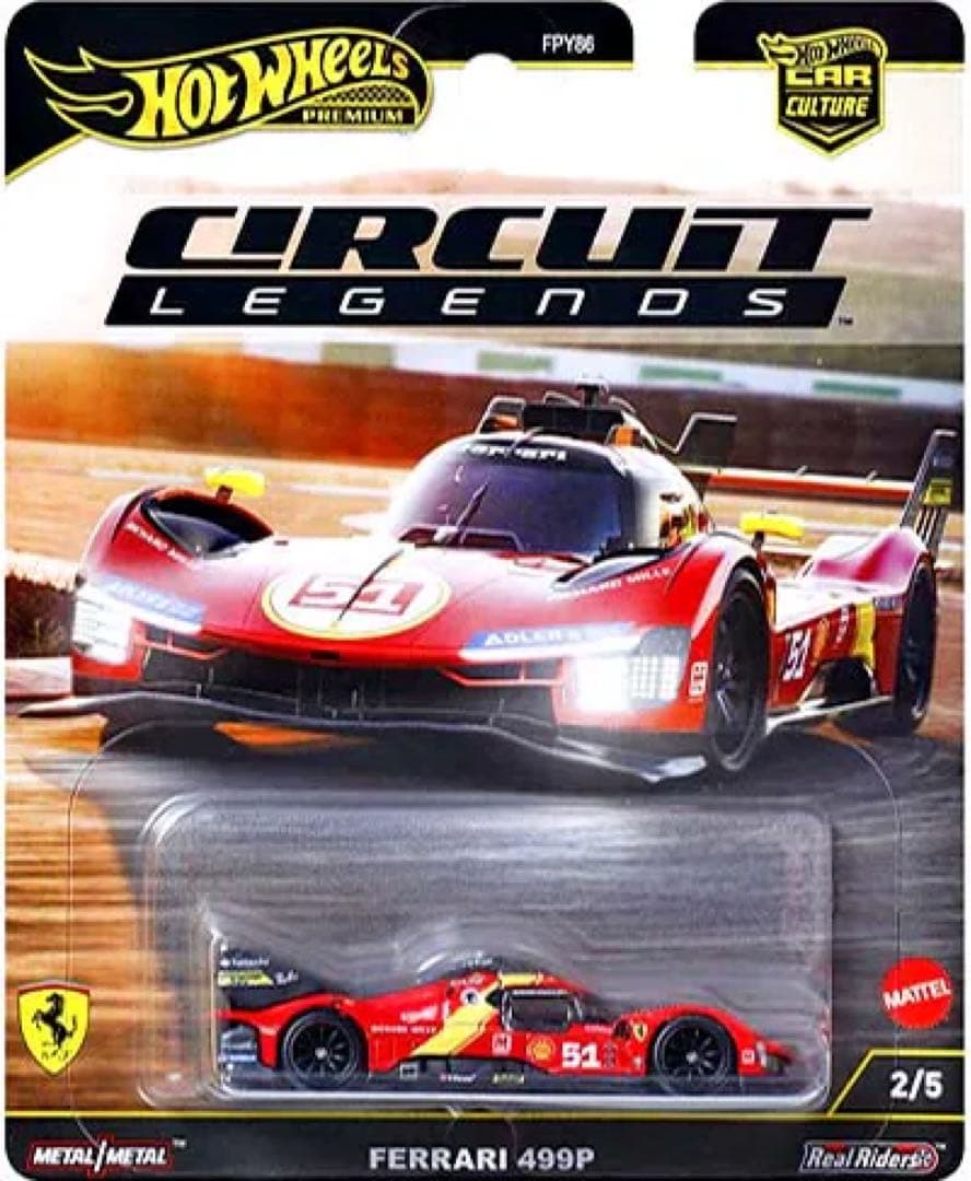 ホットウィール (5点) フェラーリ 499P×2、ポルシェ 911 GT3×3 - メルカリ