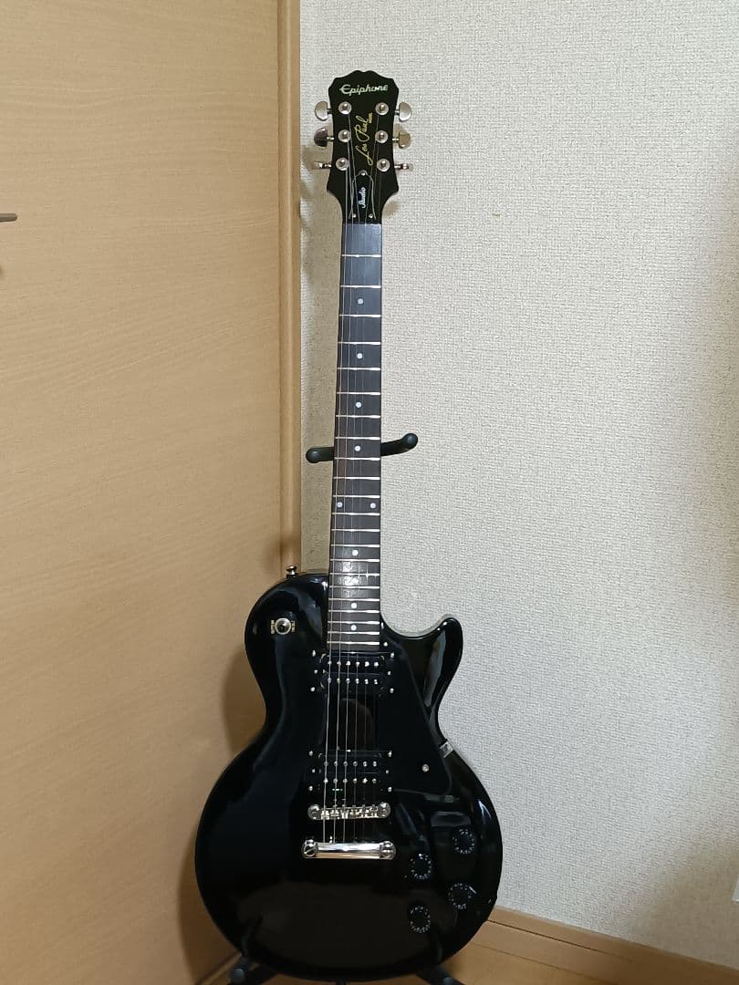 ギター epiphone les paul studio ebony Epiphone Les Paul Studio Ebony エレキギター(エピフォン レスポール