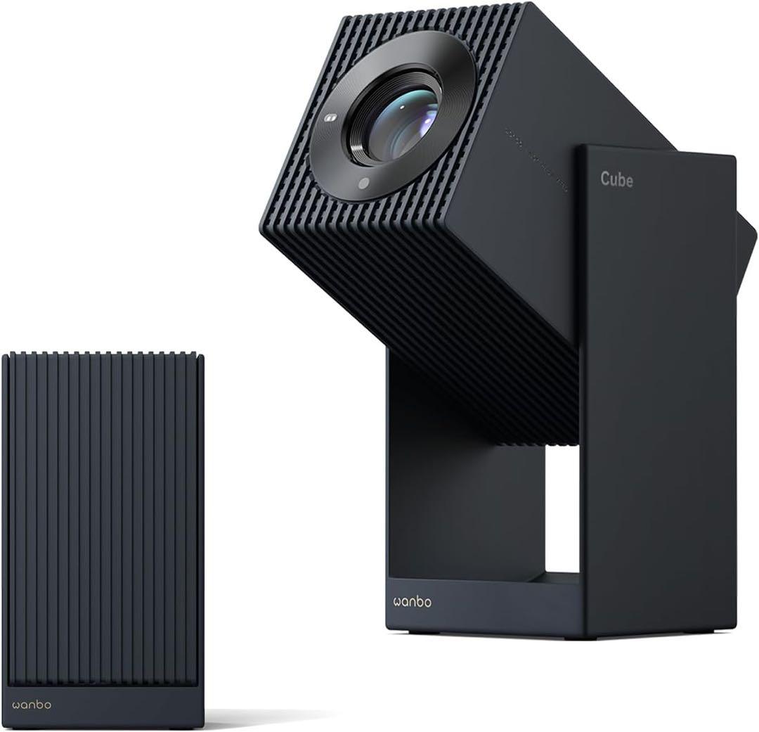 Wanbo Cube 2 Pro プロジェクター短焦点 Android TV搭載 - メルカリ