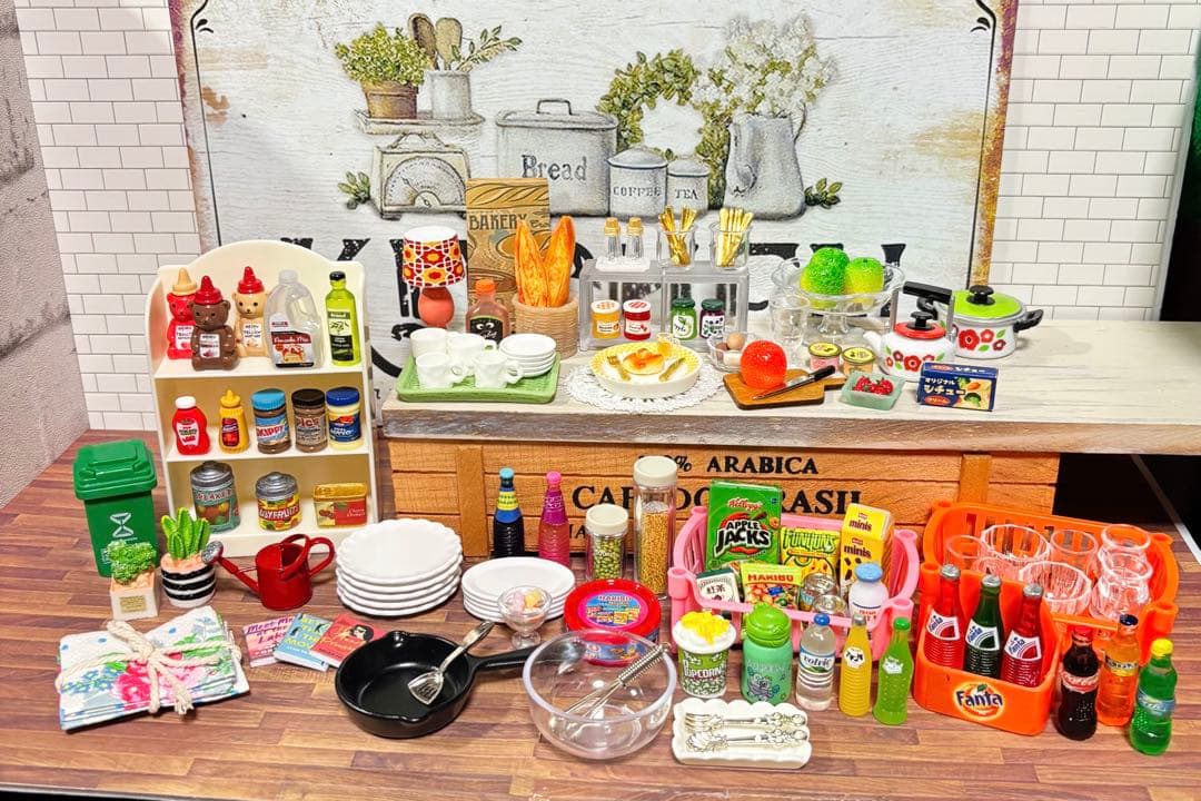 ミニチュア キッチンセット A ミニチュアキッチン ミニチュア雑貨