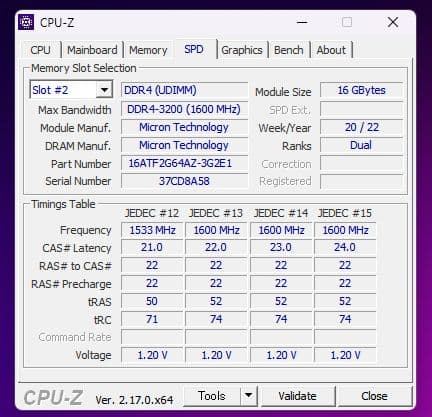 Crucial [DDR4-3200 32GB(16GBx2枚組)]