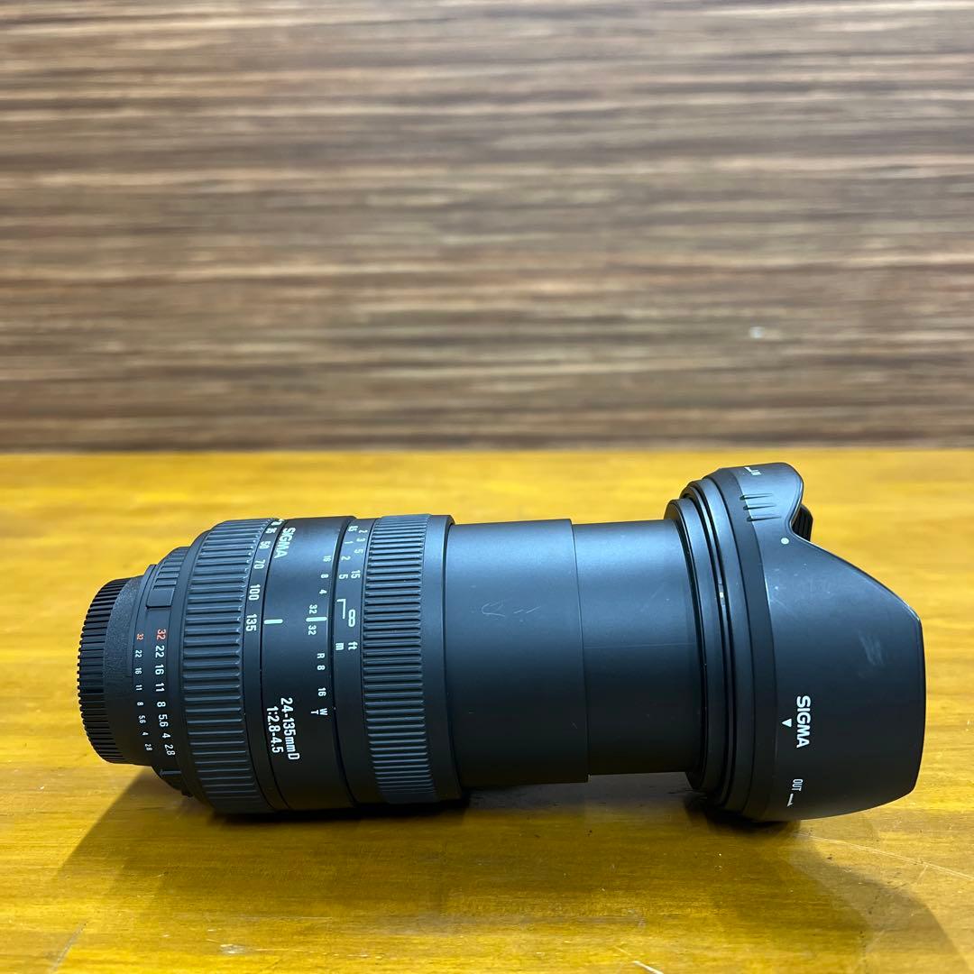 シグマ　ズームレンズ　24-135mm　1:2.8-4.5　ポーチ・フード付き