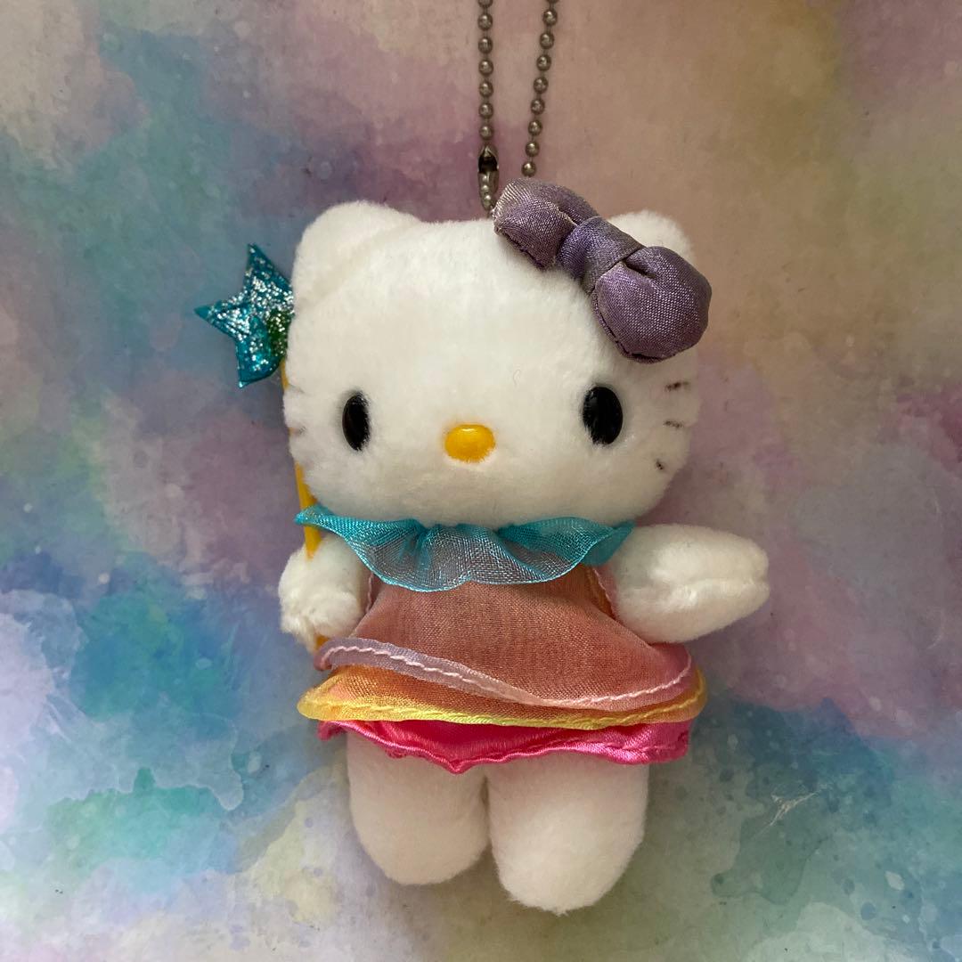 ハローキティ♡レトロ フェアリーぬいぐるみマスコット 未使用 - メルカリ