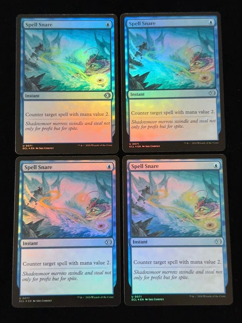 foil】呪文嵌め 英語 4枚セット - メルカリ