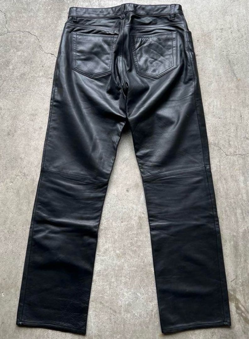 レア・極上】OLD GAP リアルレザーパンツ 90s~00s カニエウエスト