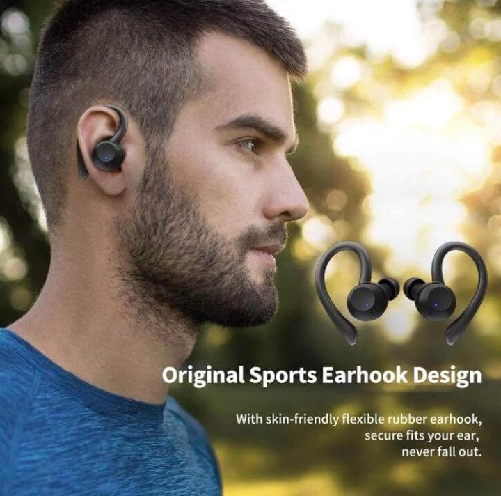 どんなに激しい動きでも耳から落下しない＆不快感0で超快適♪❤スポーツイヤホン