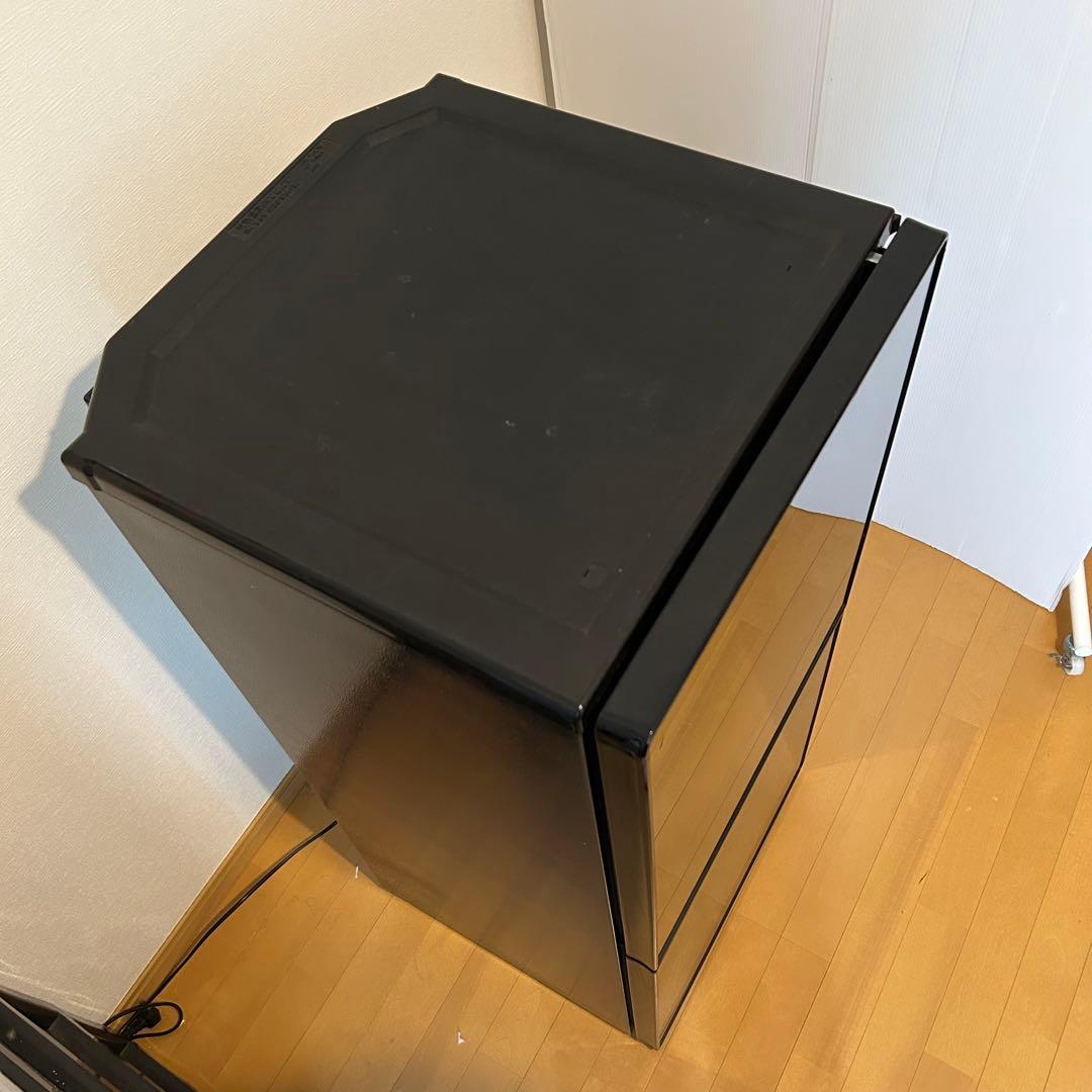 ブラック 2ドア冷蔵庫　ツインバードHR-EJ11型　2020年製
