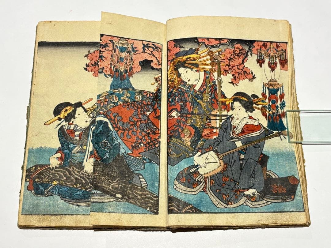 春色松の栄 上ノ巻」歌川国芳画 女好庵主人作 1冊|春画 艶本 浮世絵 和