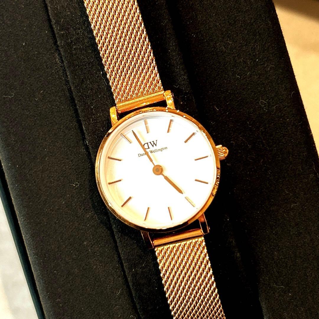 Daniel Wellington ゴールドメッシュ腕時計 26mm - メルカリ