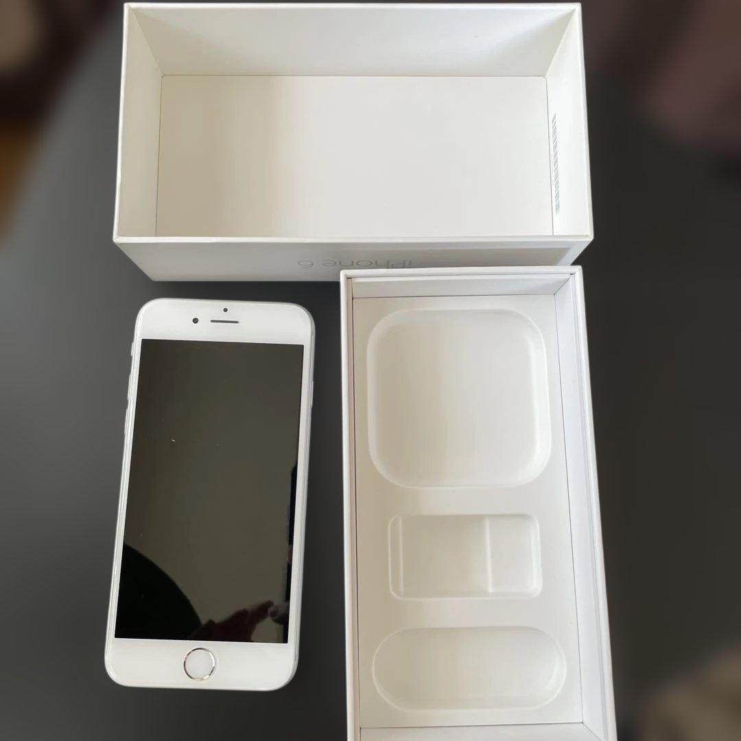 iPhone6 64GB シルバー 箱あり 動作品