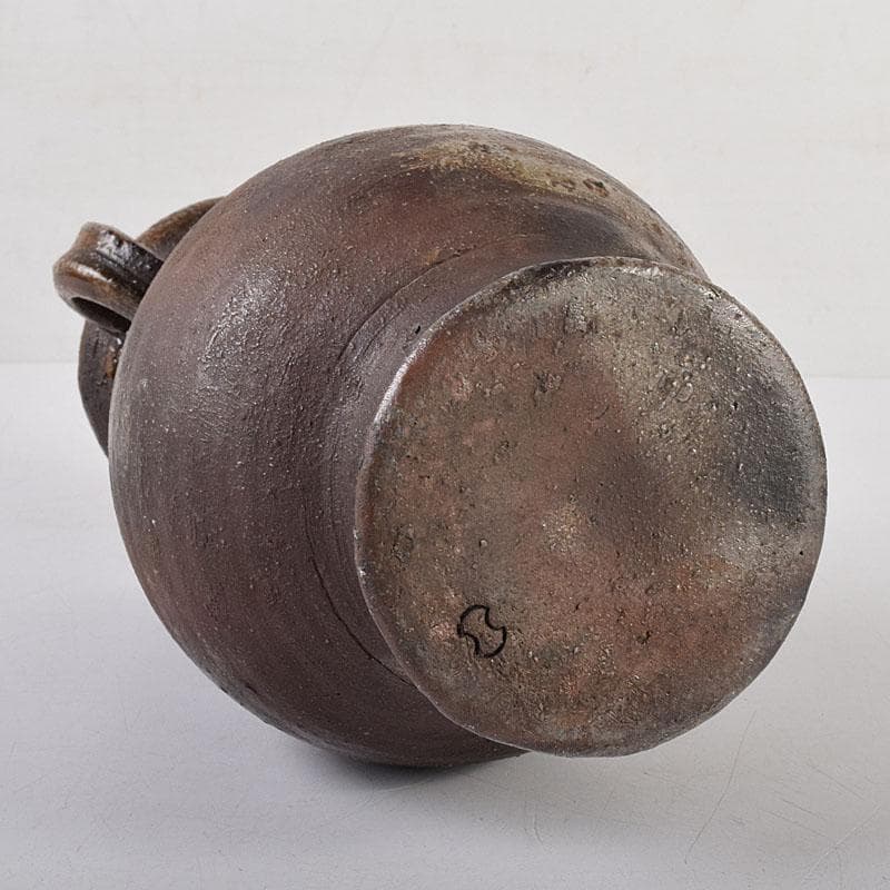 備前焼 人間国宝 金重陶陽作 耳付花入 共箱 M R8532 - メルカリ