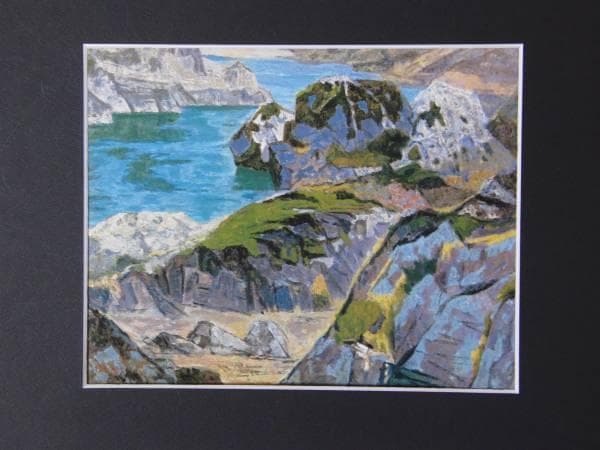 田代順七、【岩】、希少画集画、新品高級額・額装付、状態良好 - メルカリ