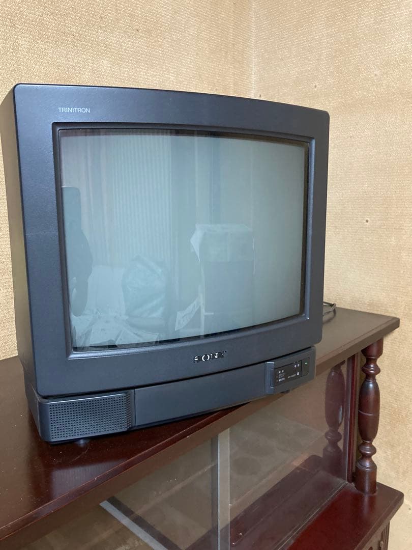 SONY TRINITRON ブラックブラウン管テレビ