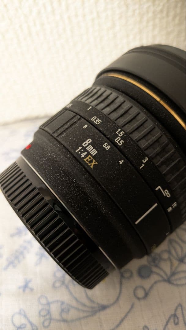 シグマ 8mmフィッシュアイ Aマウント用