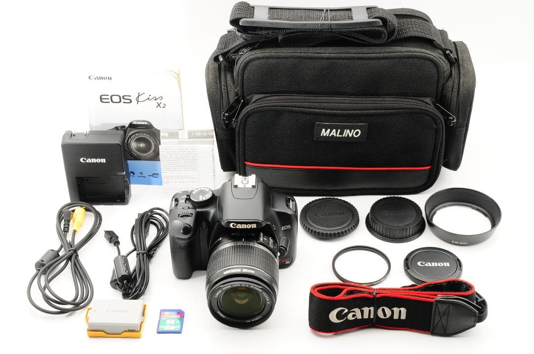 【ほぼ新品】 キャノン Canon EOS Kiss X2 レンズキット