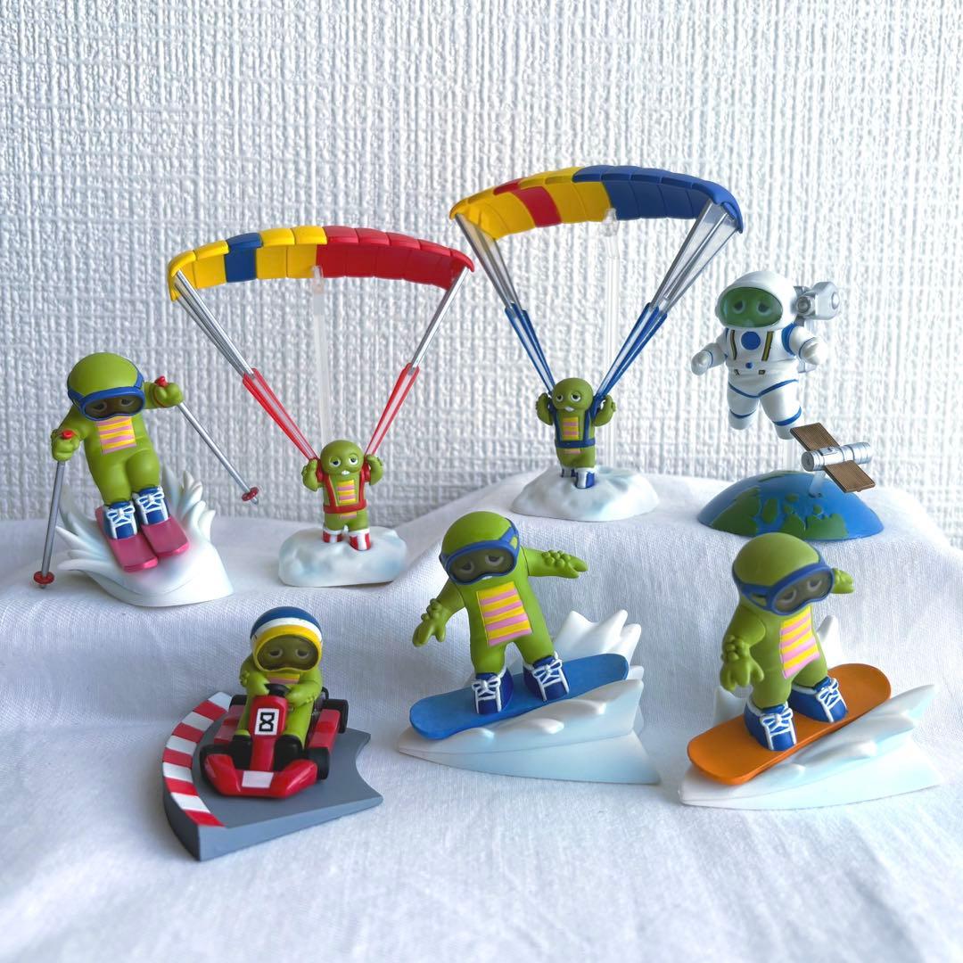 バンダイ ガチャピンチャレンジ フィギュア 7種 - メルカリ