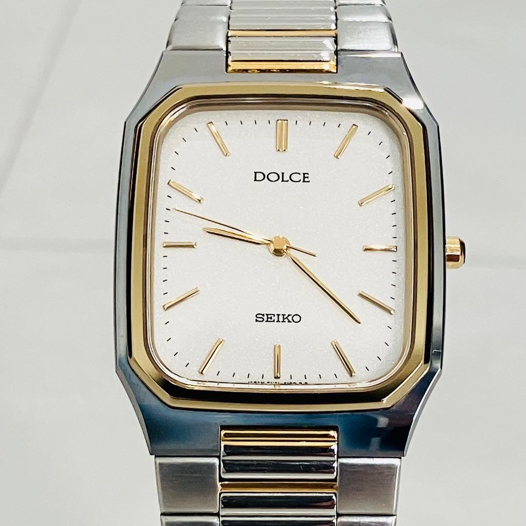 セイコー ドルチェ タングステン ゴールド シルバー ヴィンテージ
