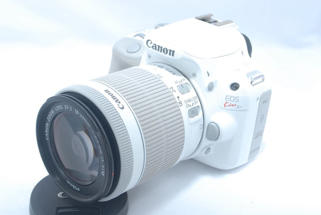 Canon EOS Kiss X7☘️ホワイト一眼レフ☘️初心者おすすめ スマホ転送