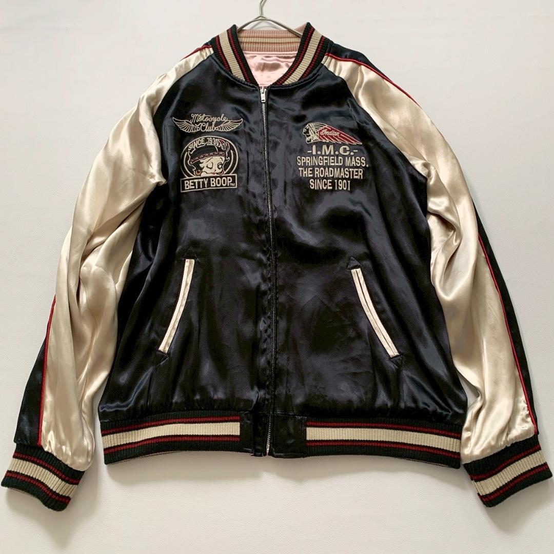 またしち様専用】インディアン×ベティブープ リバーシブル 刺繍