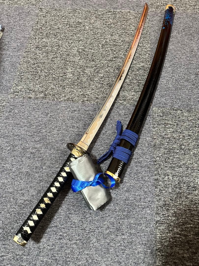 24寸三色銅龍神の耀（竜鳳檀金）古兵器 武具刀装具日本刀模造刀 居合刀