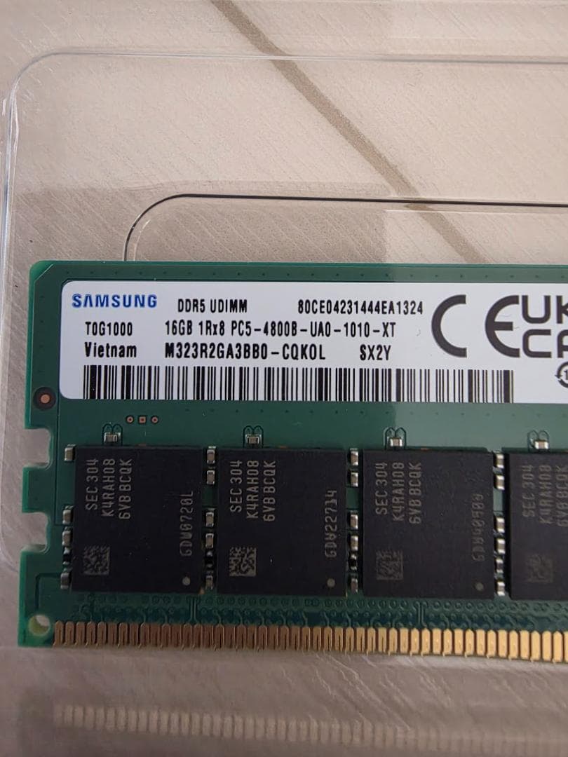 サムスン M323R2GA3BB0-CQK 16GB DDR5-4800 2枚組