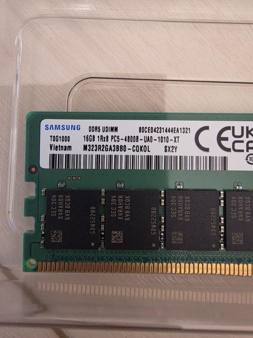 サムスン M323R2GA3BB0-CQK 16GB DDR5-4800 2枚組