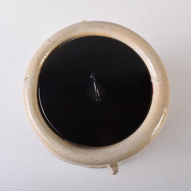 茶道具 人間国宝 荒川豊蔵作 志野焼 古志野 水差 共箱 M R8690H - メルカリ