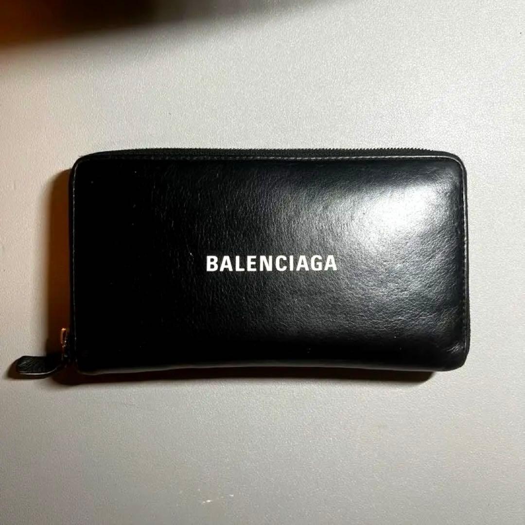 特別値下げ BALENCIAGA ラウンドファスナー 中古・古着通販】BALENCIAGA (バレンシアガ) ラウンドファスナー長財布