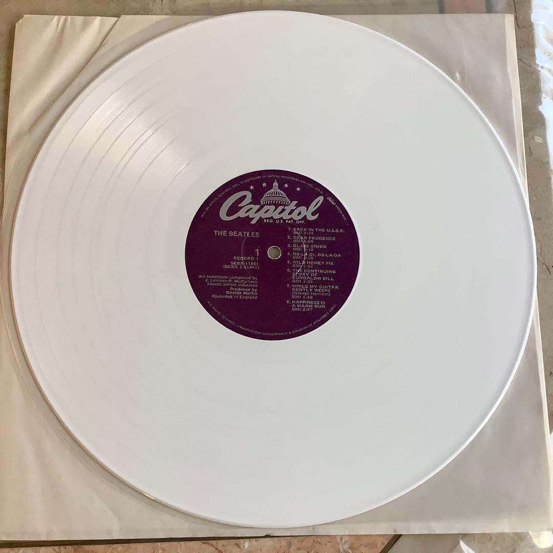 激レア!レコード新品同様! 1978年発売 ホワイトレコード ビートルズ US