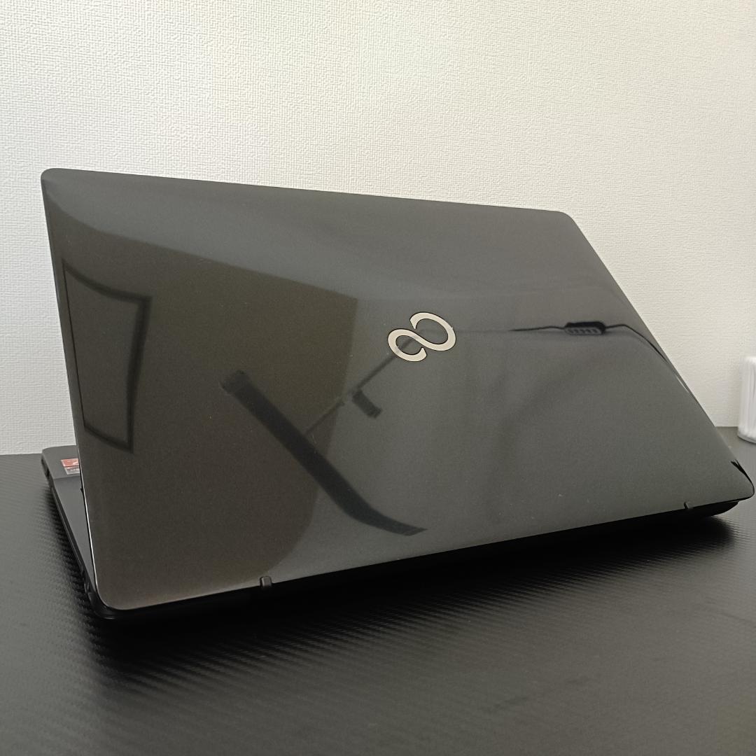 Ryzen7 SSD メモリ12GB Windows11 ノートPC 富士通 黒 - メルカリ