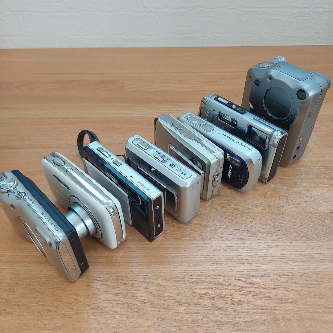 ジャンク品 デジカメ 8個セット LUMIX COOLPIX FinePix