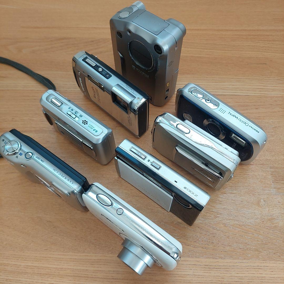 ジャンク品 デジカメ 8個セット LUMIX COOLPIX FinePix