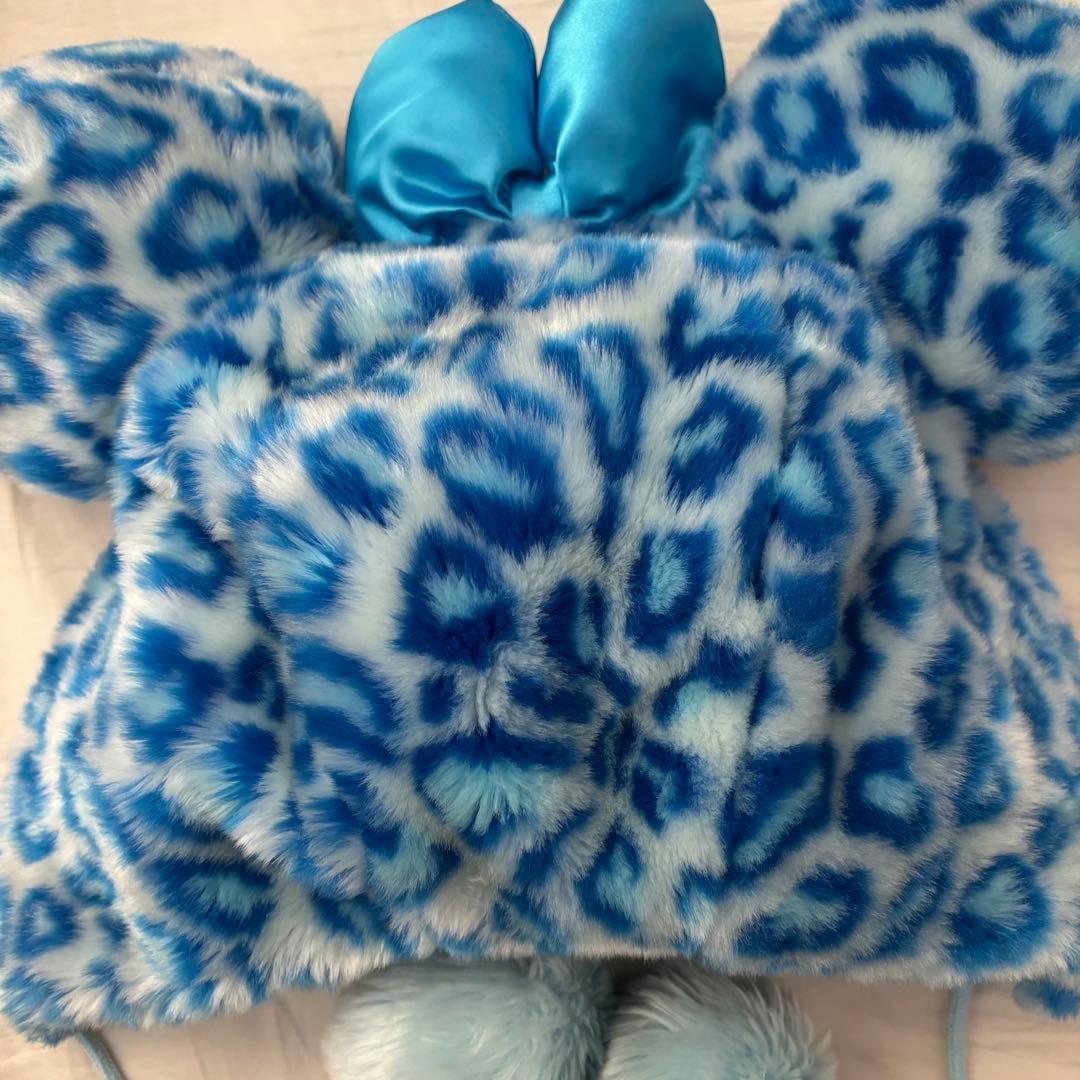 ディズニー ミニー ファンキャップ ヒョウ柄 青 - メルカリ