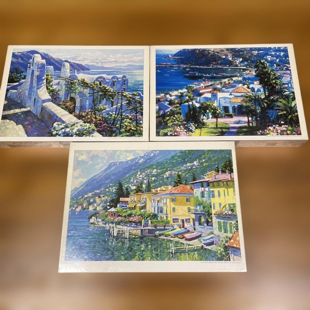 ジグソーパズル　ハワード・ベアレンズ　3種類未開封　750P×2 1000P ジグソーパズル ハワード・ベアレンズ 3種類未開封 750P×2 1000P