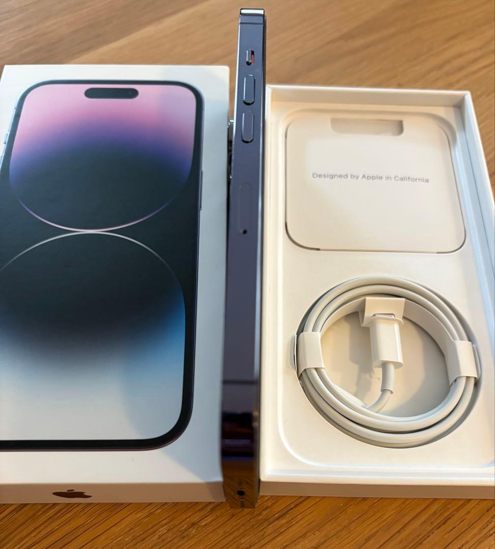 最終値下げ‼️ 美品 iPhone 14Pro ディープパープル 256GB