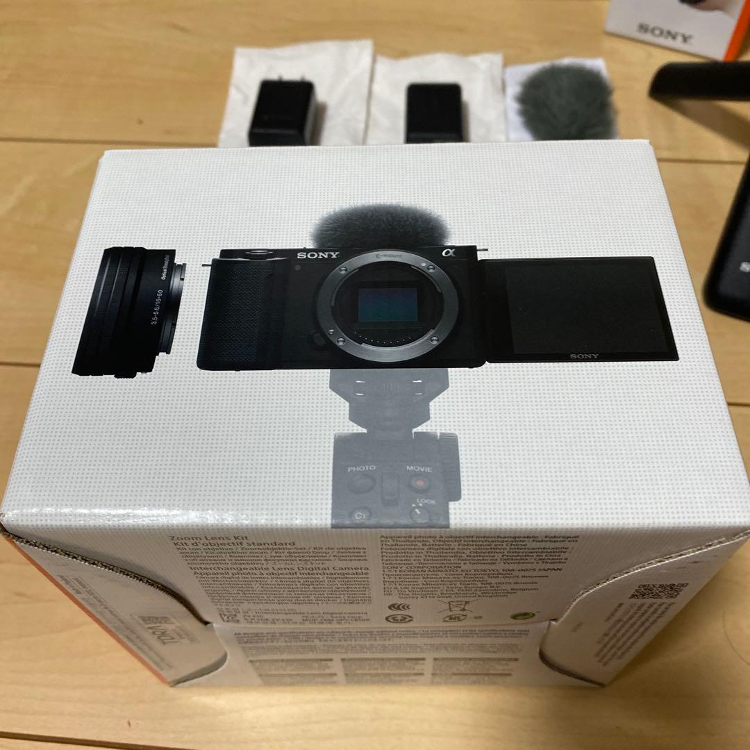 SONY ZV-E10 レンズキット　シューティンググリップ　充電器