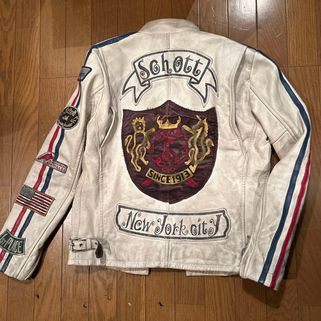 Schott レザージャケット M クラシックレーサー カスタム ライダース