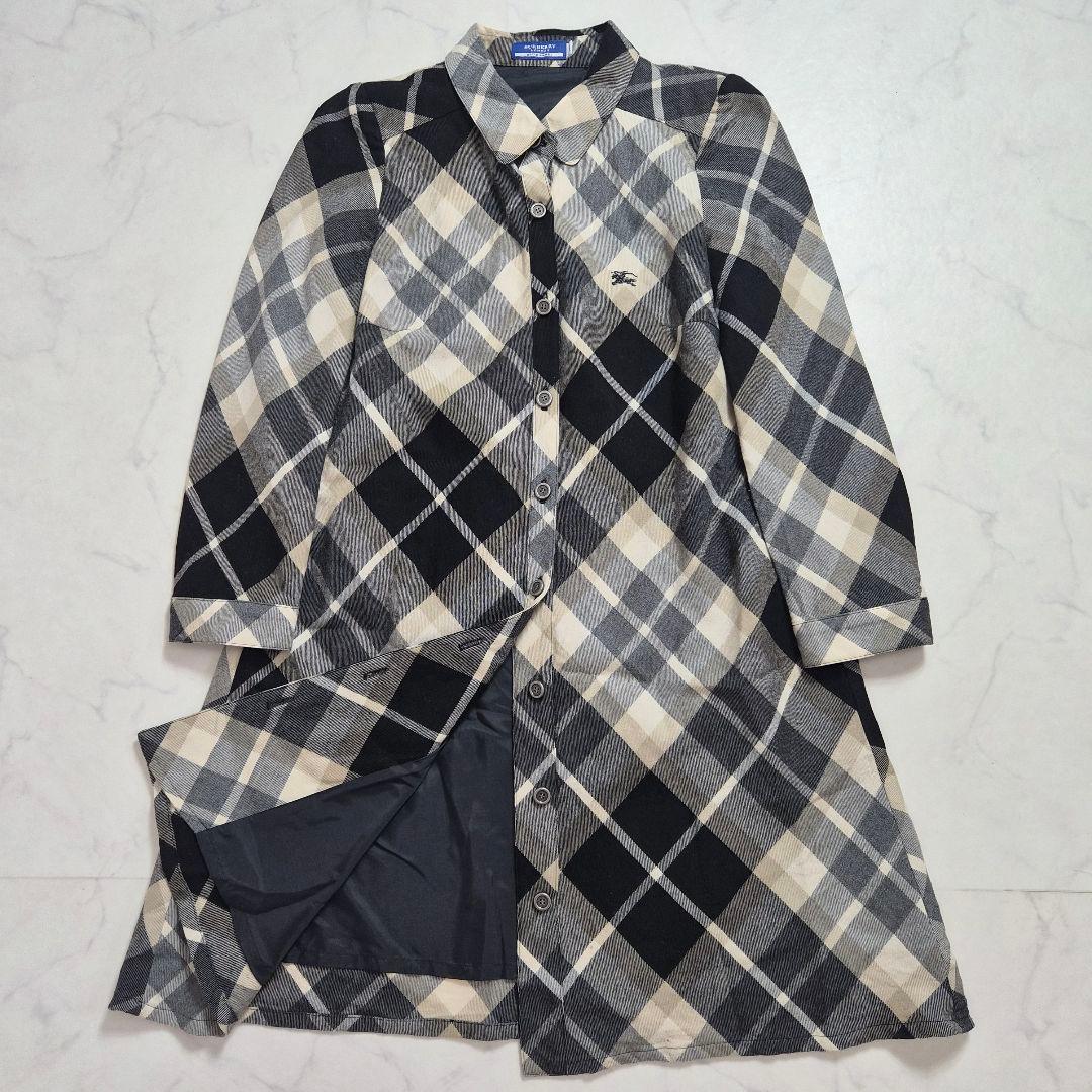 バーバリー ブルーレーベル ワンピース ノバチェック M - メルカリ