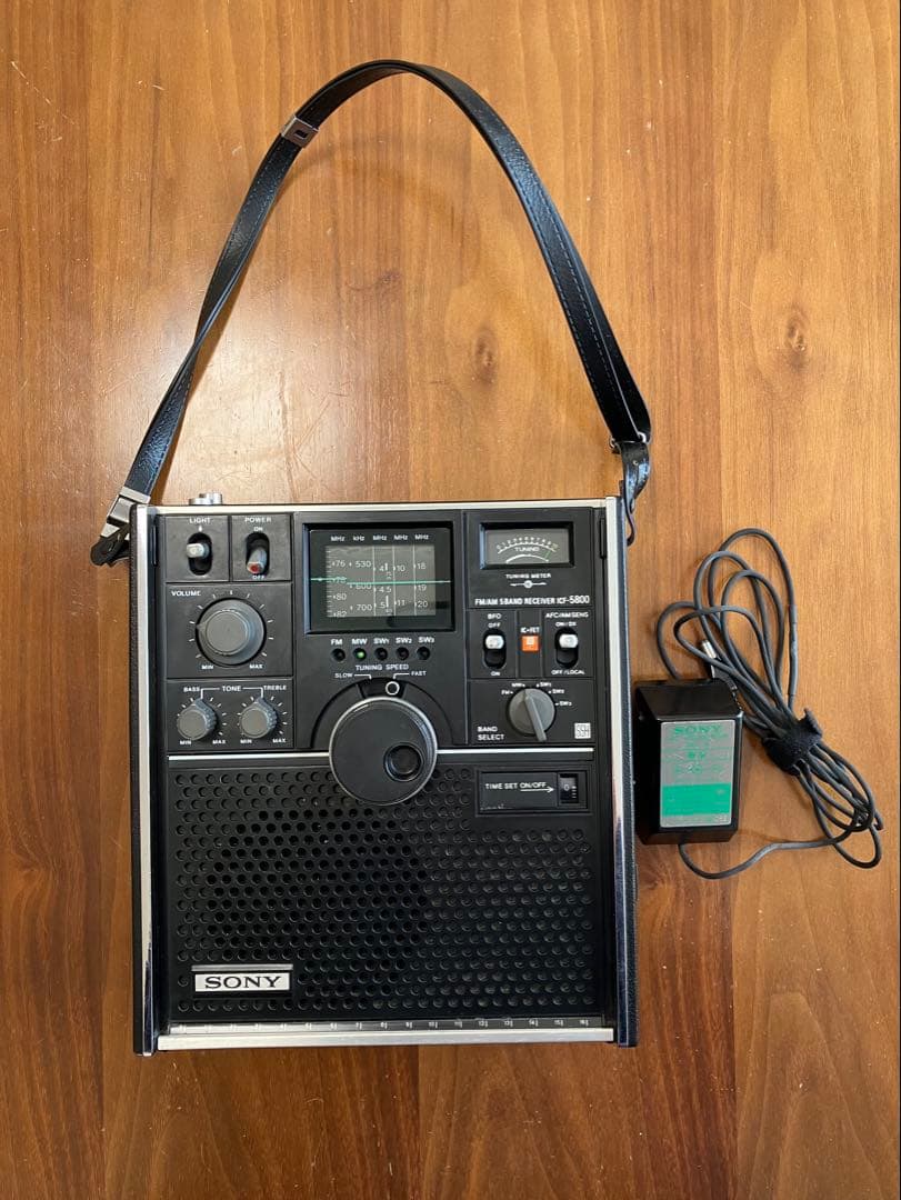 ソニースカイセンサーICF 5800 BCLラジオ 中古品