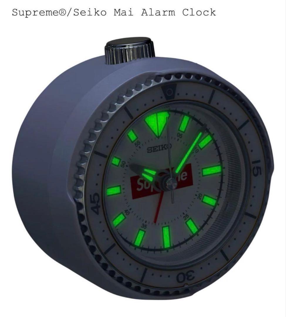 快適グッズ・旅行小物 Supreme x Seiko Mai Alarm Clock \"White\"