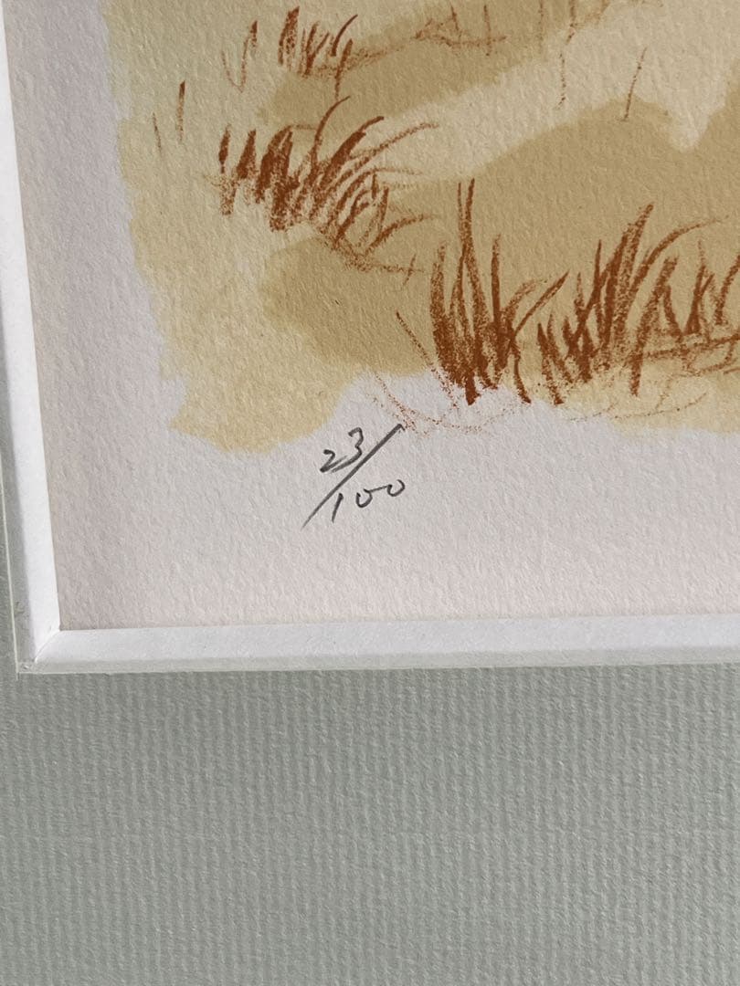 真作 川崎鈴彦 海岸風景 リトグラフ 23/100 - メルカリ