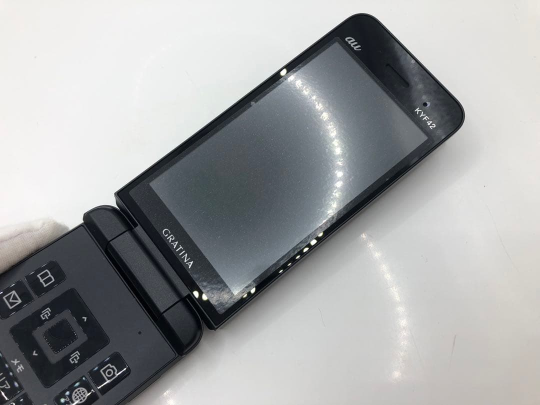 【SIMロック解除済 】au GRATINA KYF42 ブラック