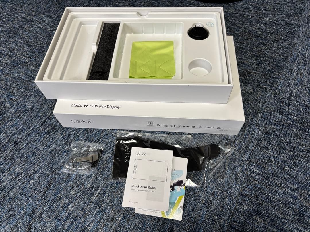 【8192/11.6 FHD/USB-C】VEIKK VK1200ペンタブレット