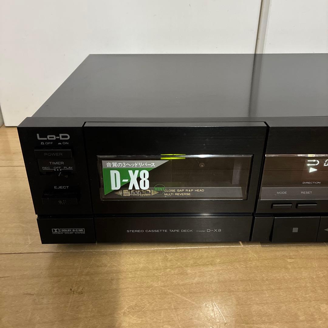 LO-D 日立カセットデッキ D-X8 オーディオ