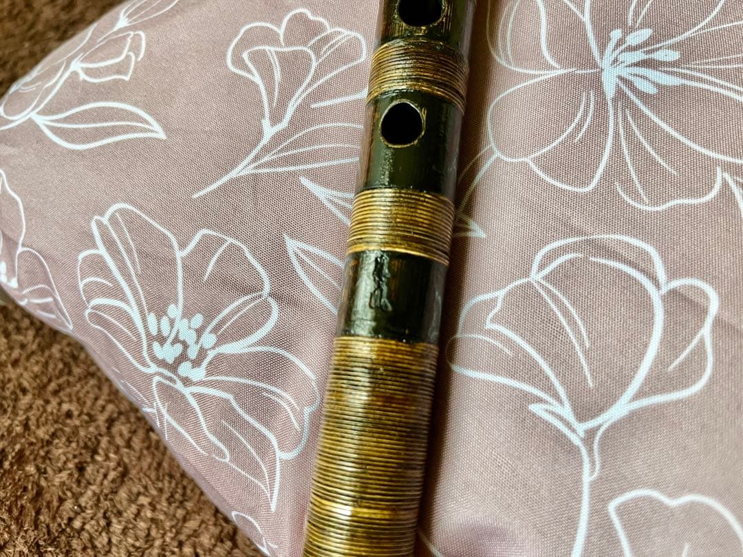 篠笛眞風煤竹ドレミ総巻四本調子 篠笛 眞風 眞風 篠笛