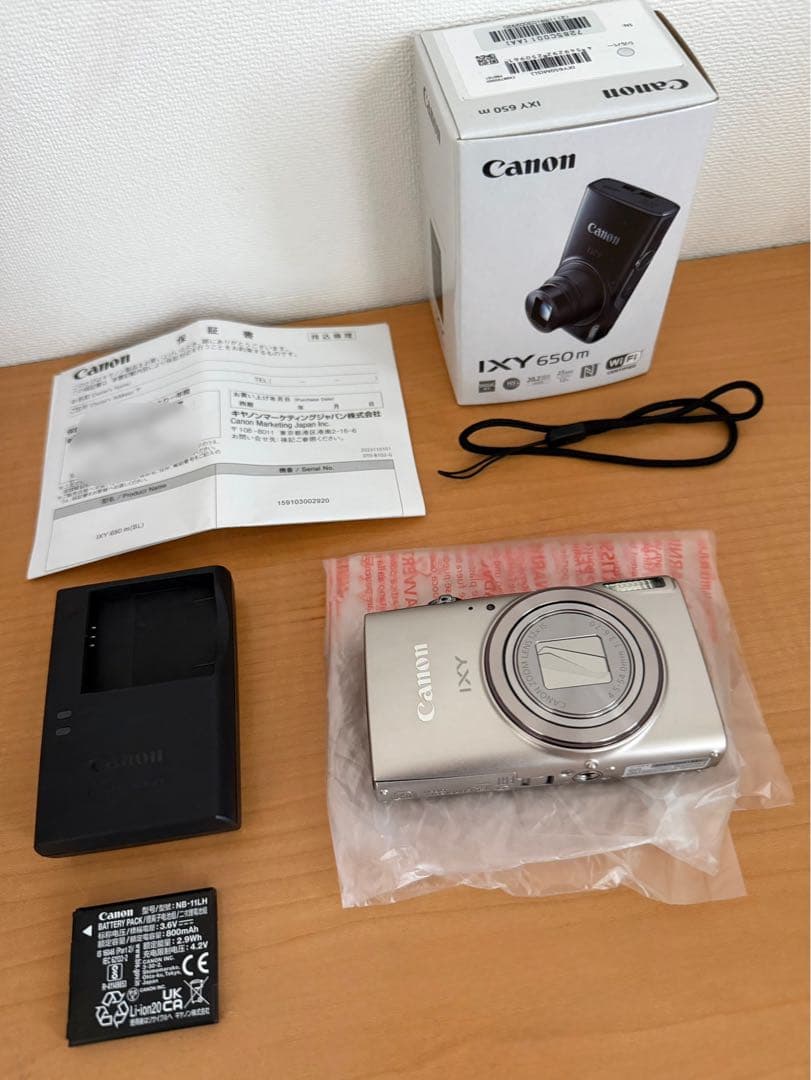 極美品✨【箱・説明書付き】Canon IXY 650 コンパクトデジタルカメラ