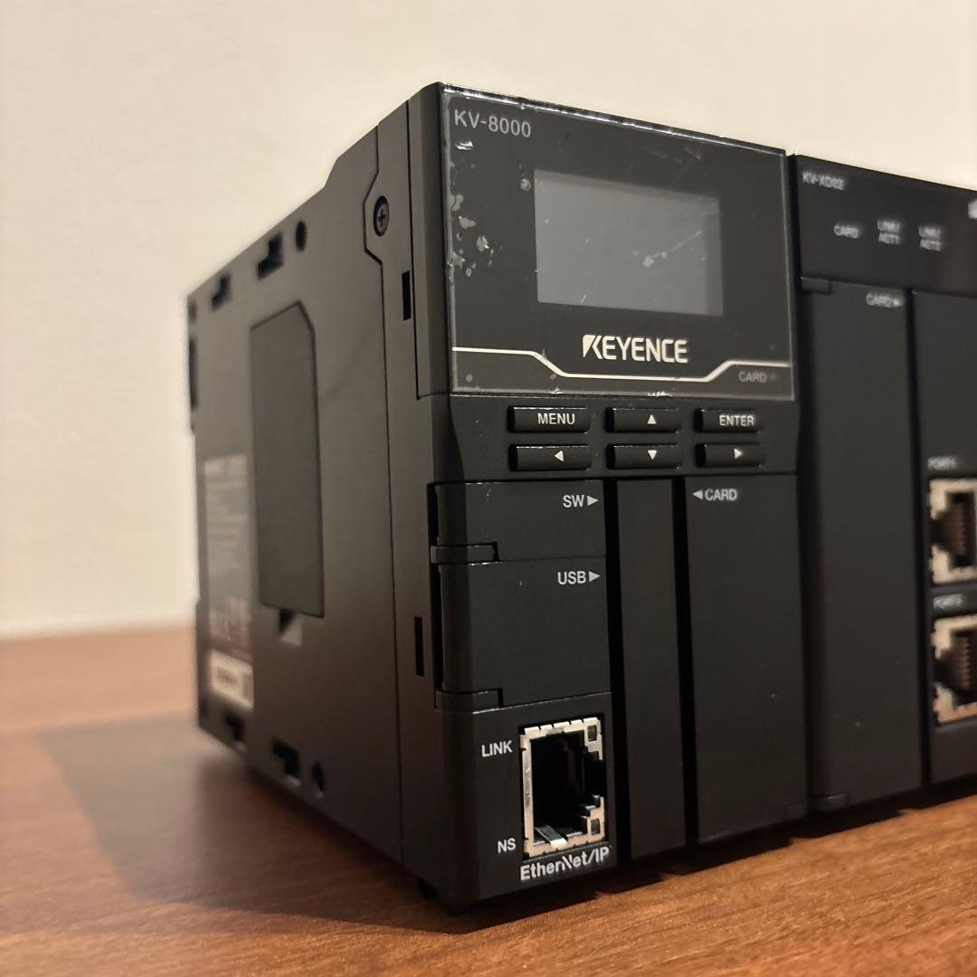 電源ユニット KEYENCE KV-8000 PLC + KV-XD02