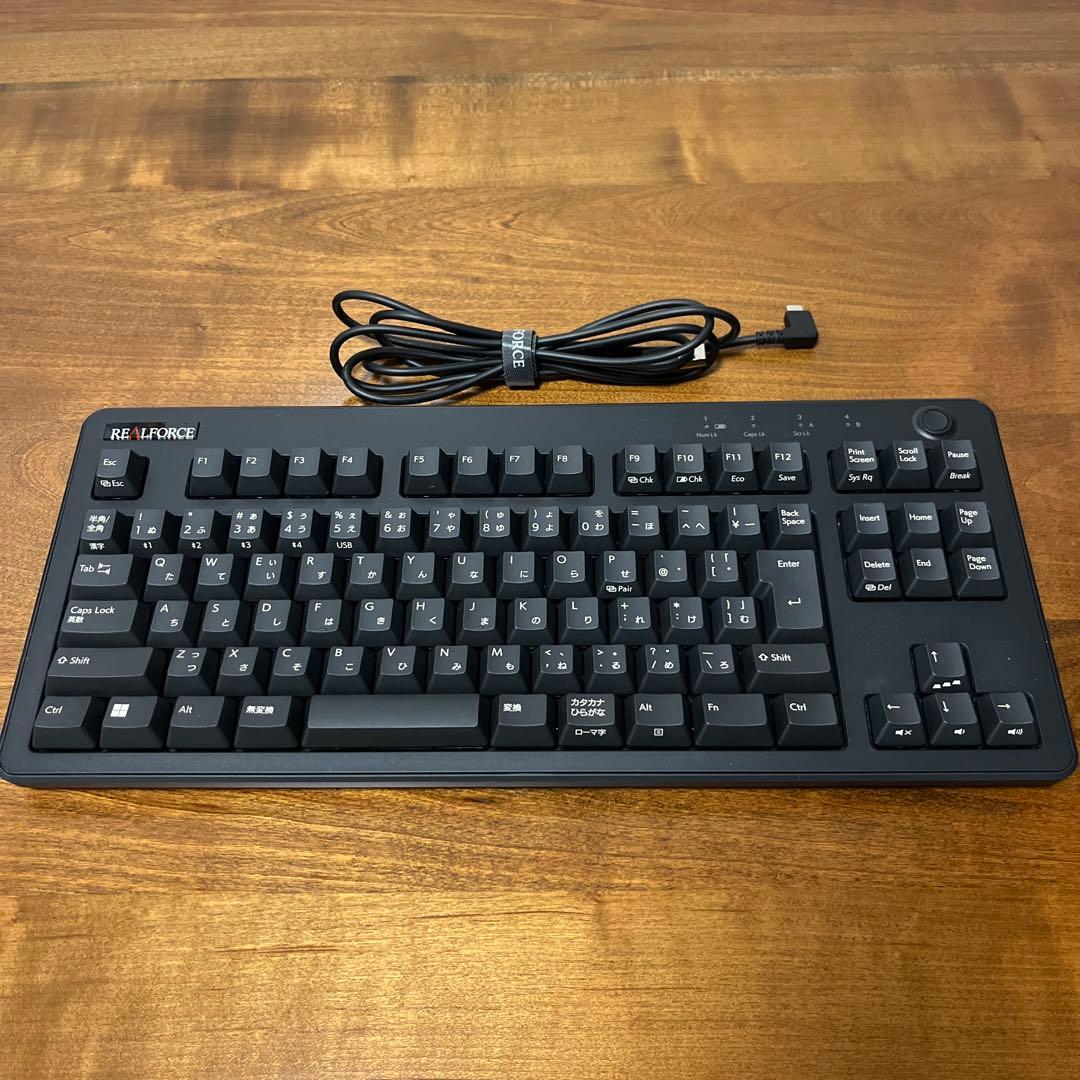 REALFORCE R3HC13 日本語配列 ブラック 静音 キースペーサー付