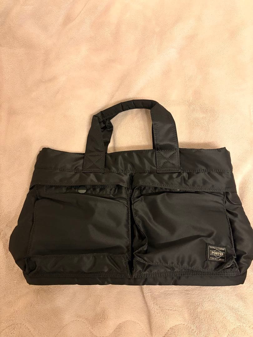 PORTER トートバッグ黒　スモールサイズ VeeCollective - PORTER SMALL TOTE MATT ポーター トート スモール