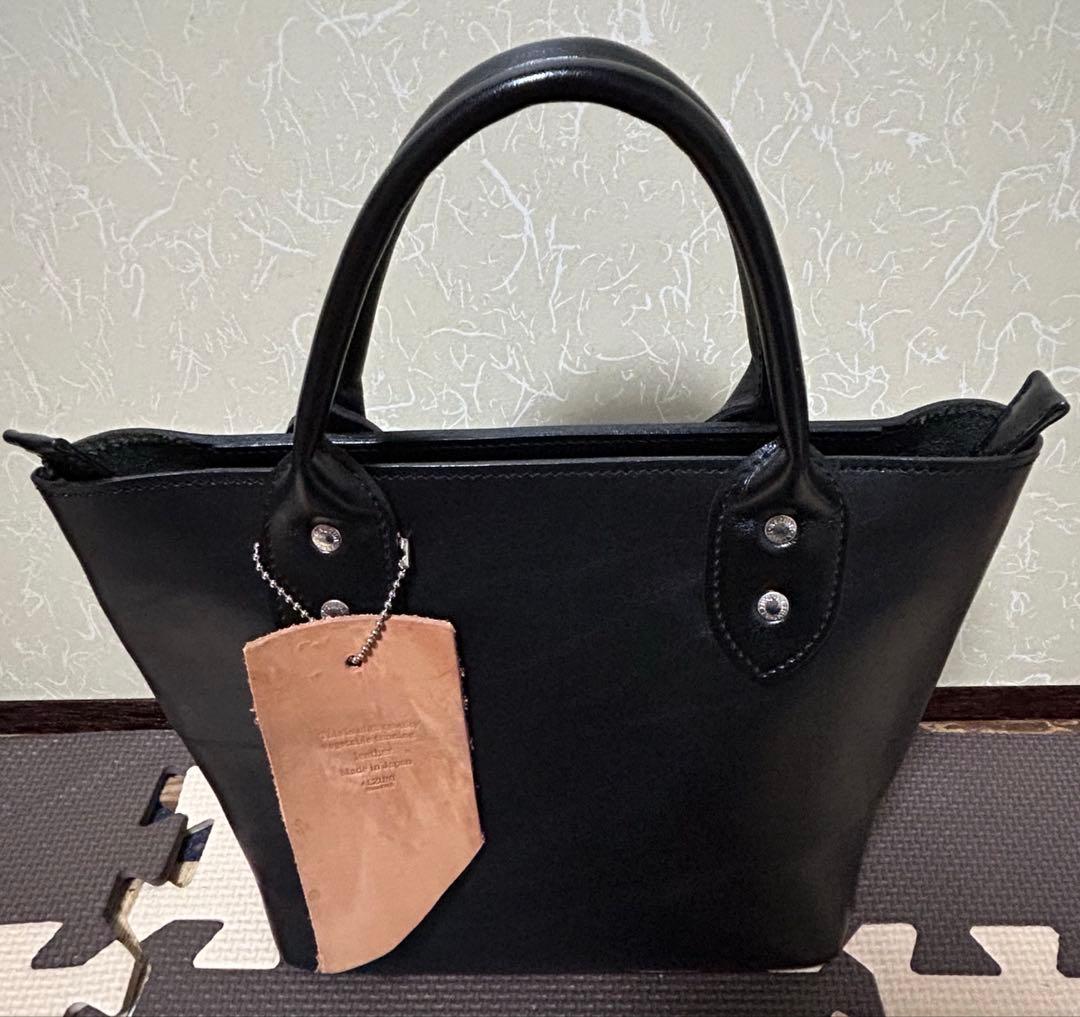 ALZUNI 黒 レザーバッグ 収納袋付き 本革